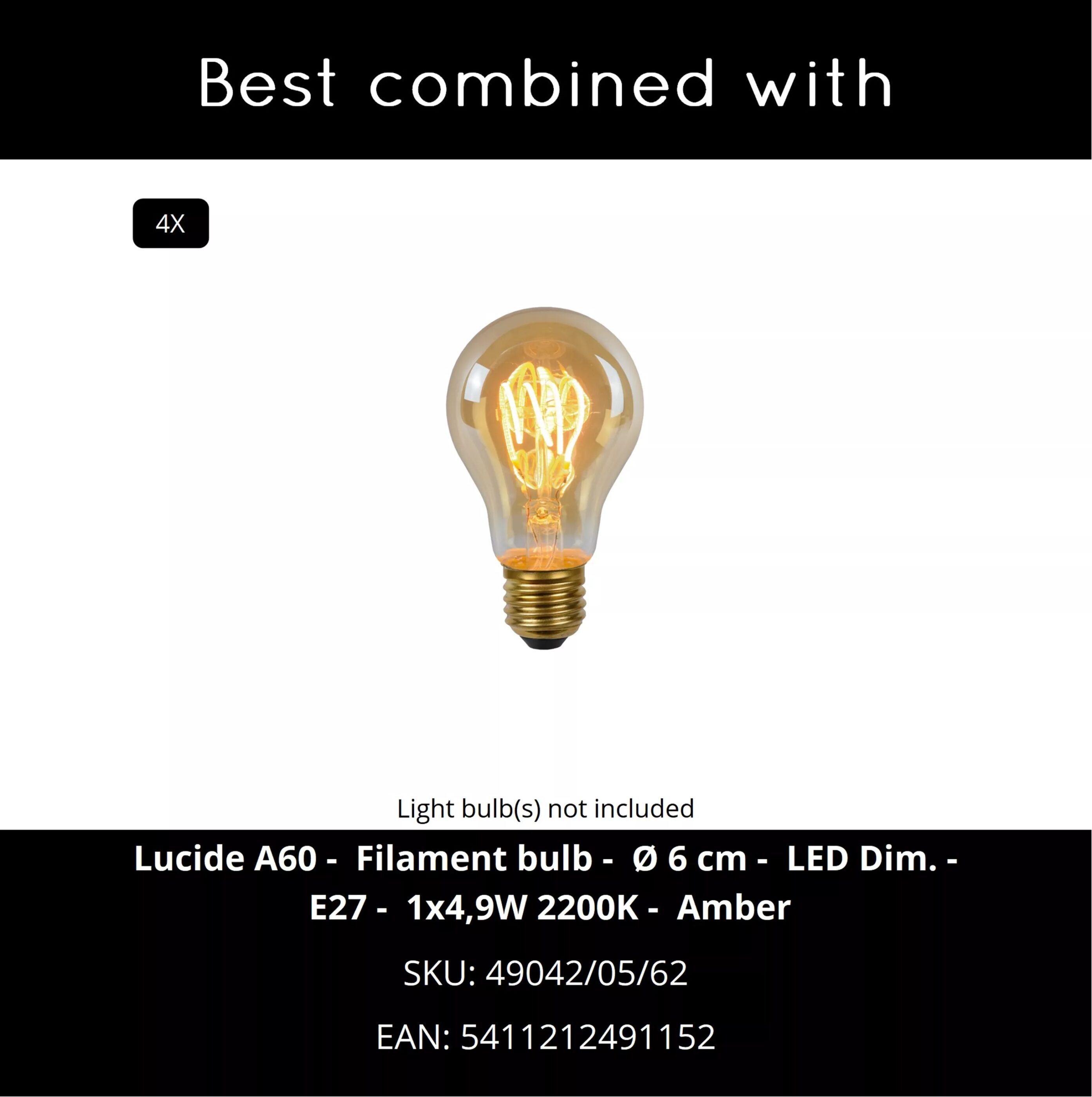 Maya Hanglamp - Beige Lucide Hanglamp 45409/04/38
