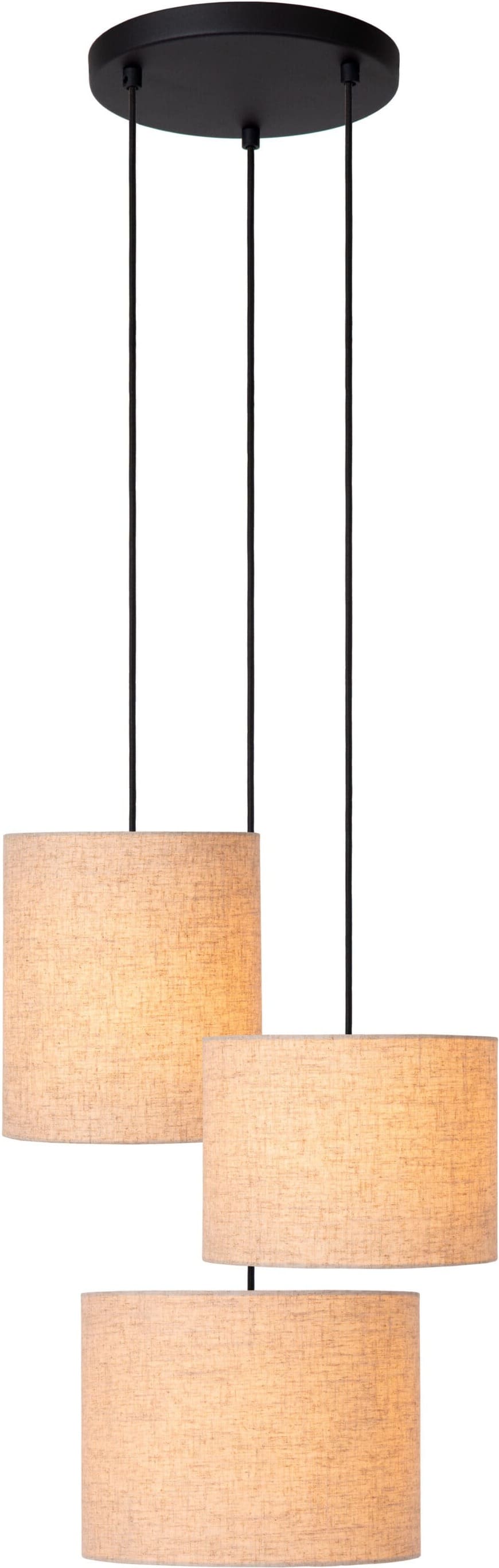 Maya Hanglamp Ø46 cm - Beige Lucide Hanglamp 45409/13/38