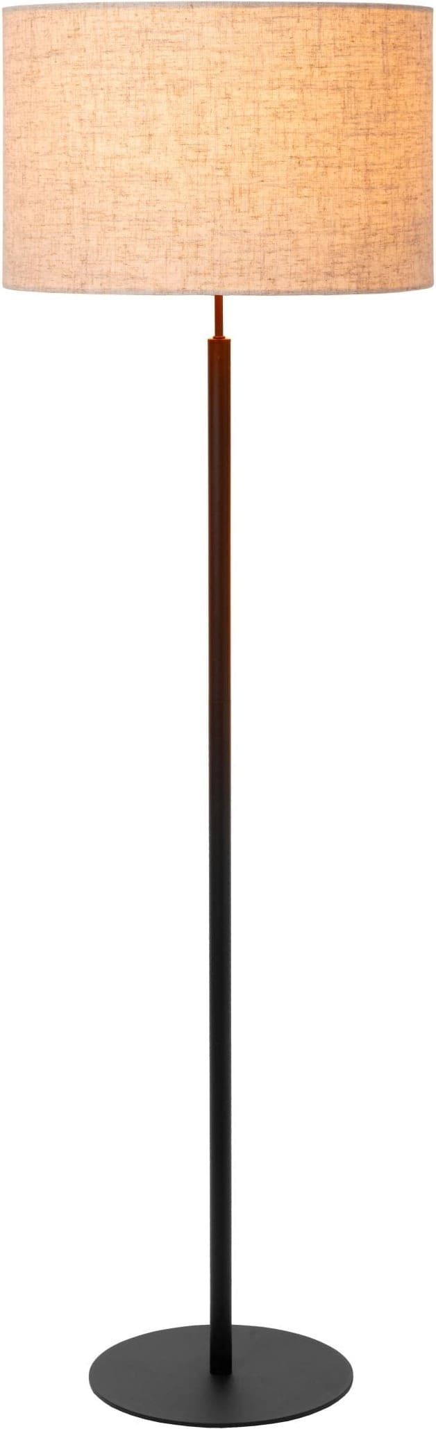 Maya Vloerlamp Ø45 cm - Beige Lucide Vloerlamp 45709/81/38