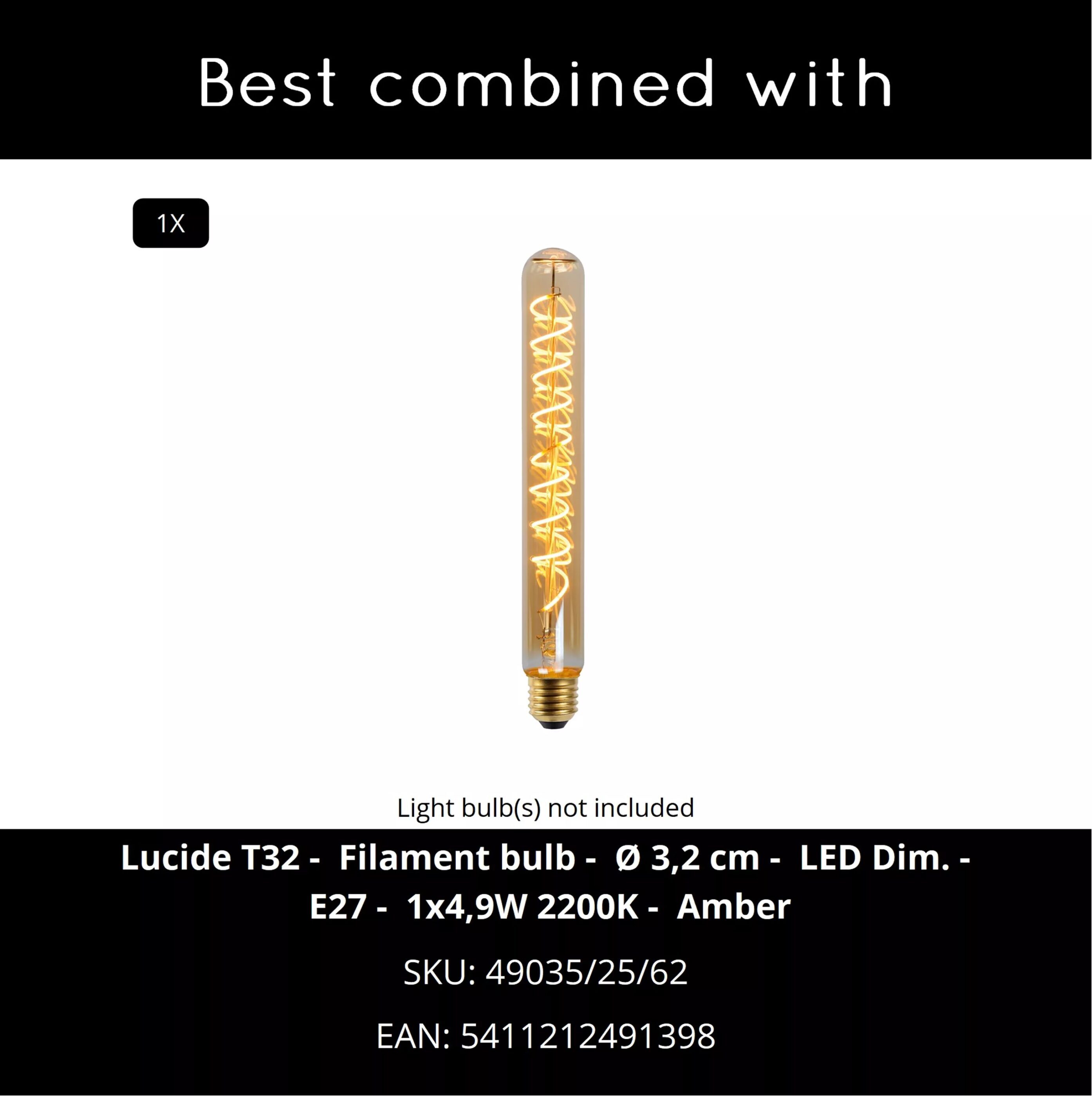 Pasquino Hanglamp Ø60 cm - Zwart | Essential Lucide Hanglamp 21445/60/30