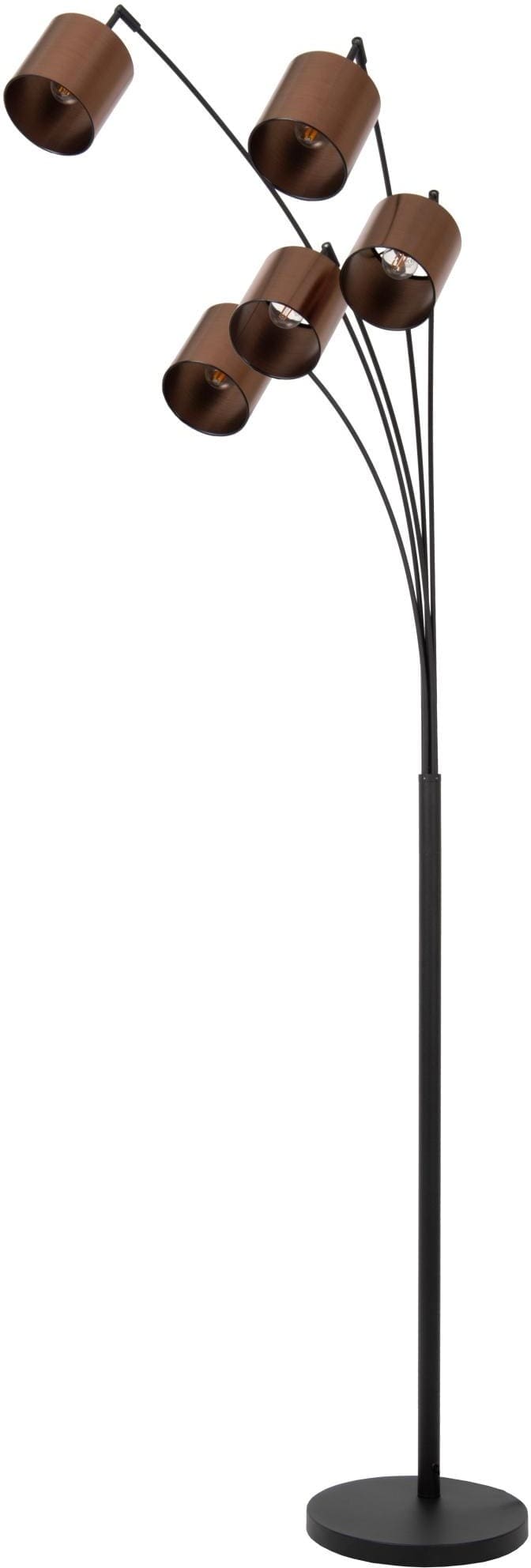 Rankos Vloerlamp - Zwart Lucide Vloerlamp 05747/85/30