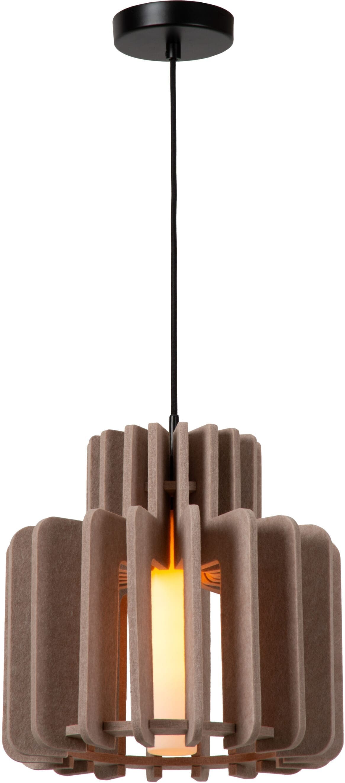 Rollo Hanglamp - Taupe Lucide Hanglamp 45491/31/41