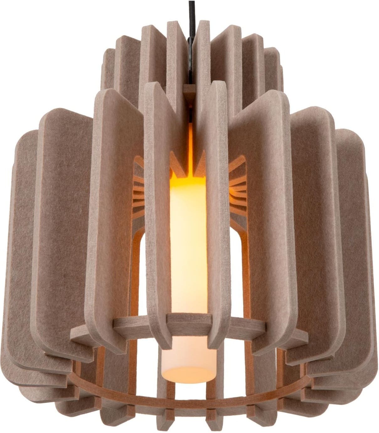 Rollo Hanglamp - Taupe Lucide Hanglamp 45491/40/41