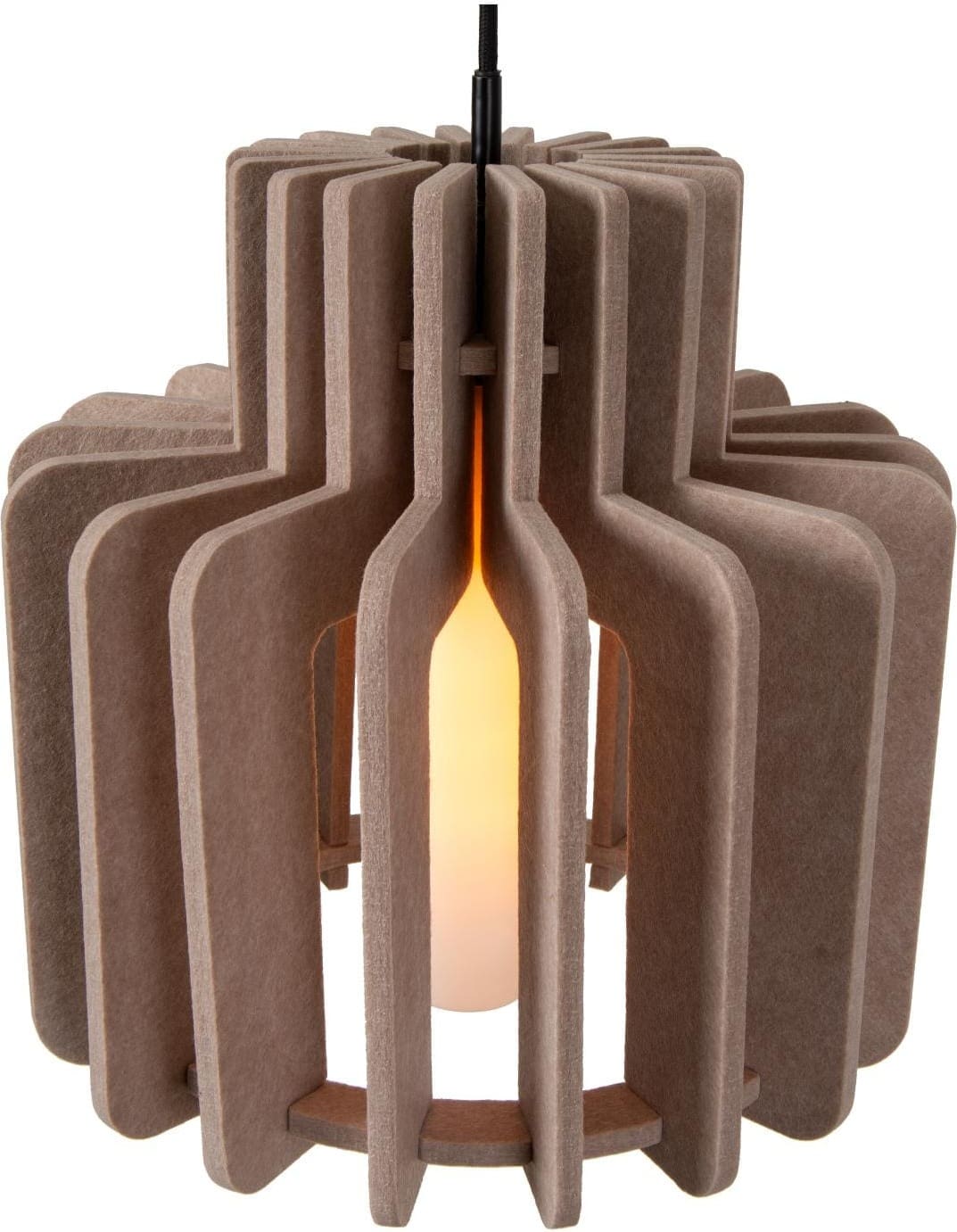 Rollo Hanglamp - Taupe Lucide Hanglamp 45491/40/41
