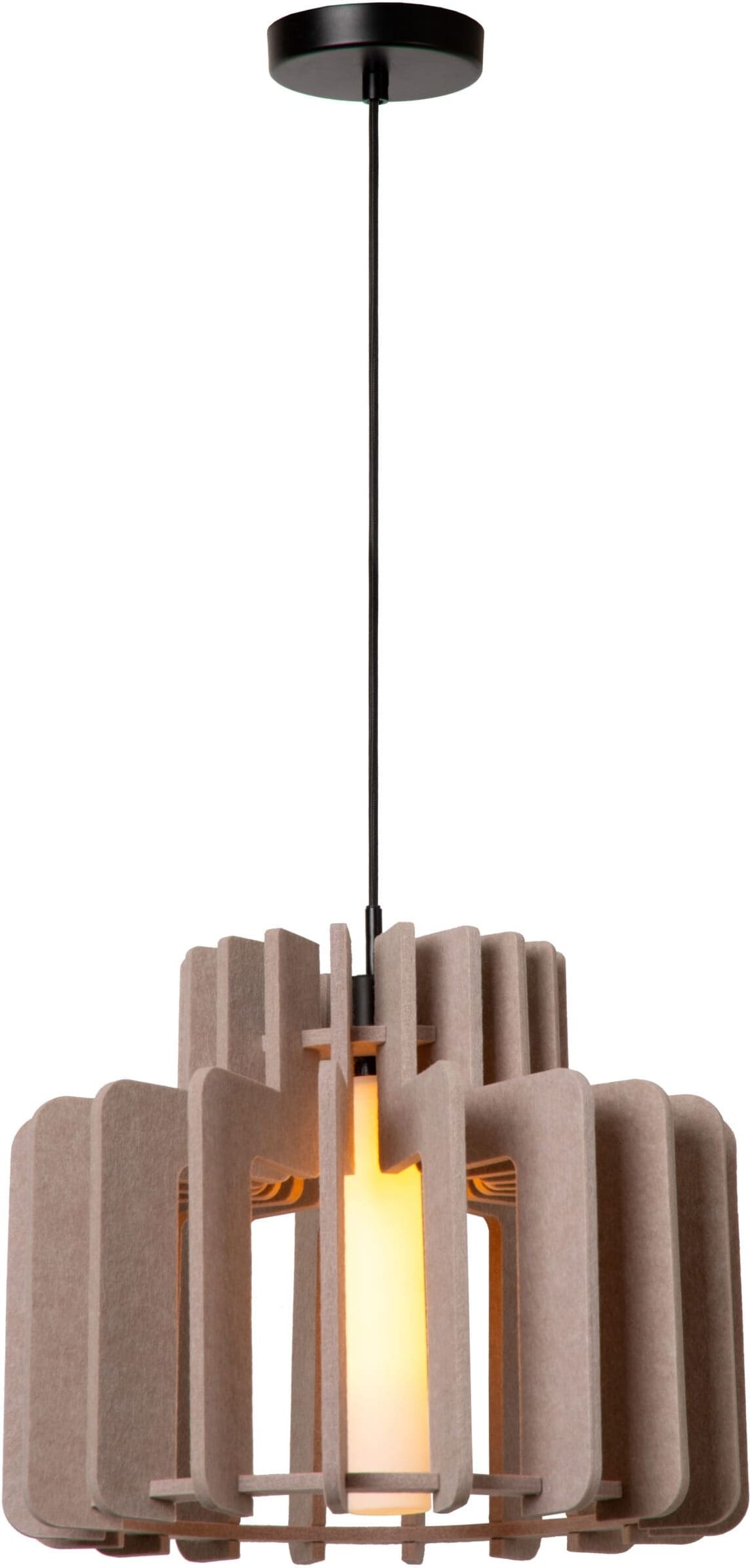 Rollo Hanglamp - Taupe Lucide Hanglamp 45491/40/41