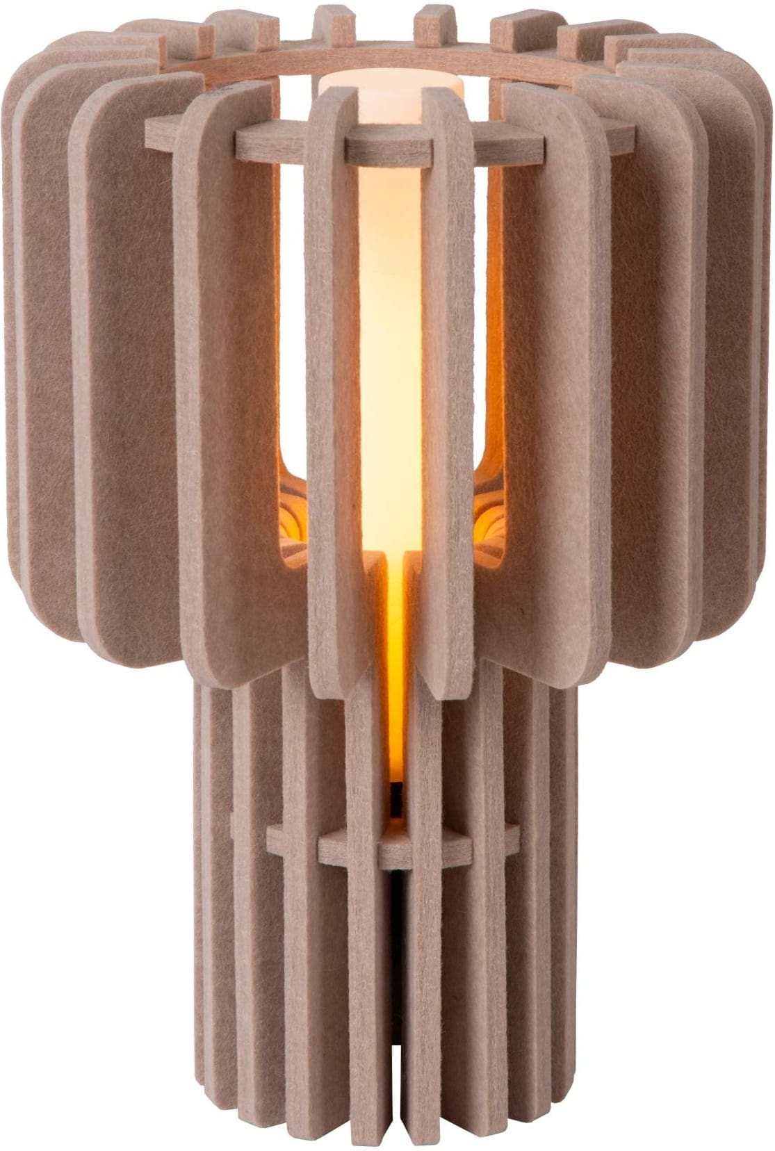 Rollo Tafellamp - Taupe Lucide Tafellamp 45591/01/41