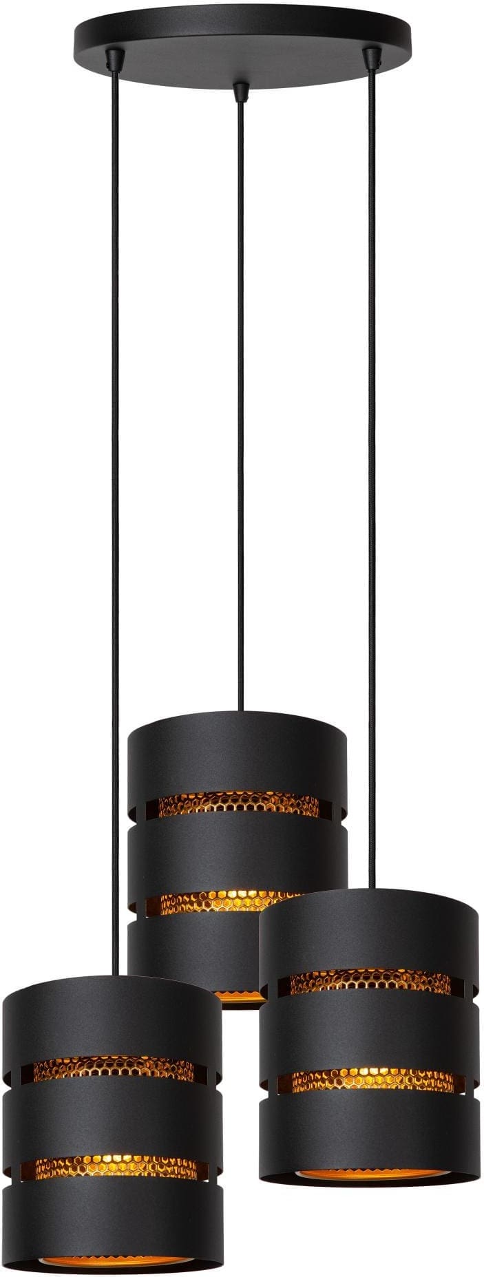 Rosas Hanglamp Ø43 cm - Zwart Lucide Hanglamp 21433/13/30
