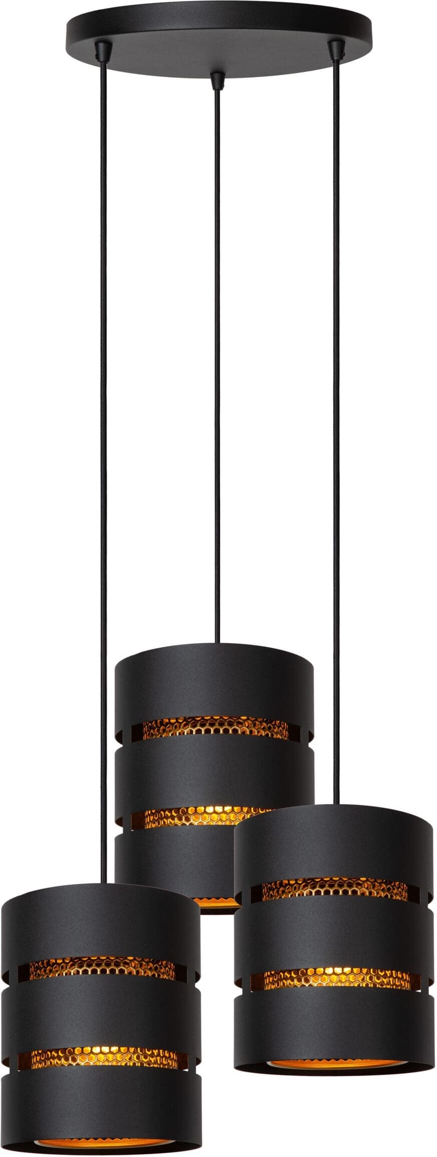 Rosas Hanglamp Ø43 cm - Zwart Lucide Hanglamp 21433/13/30