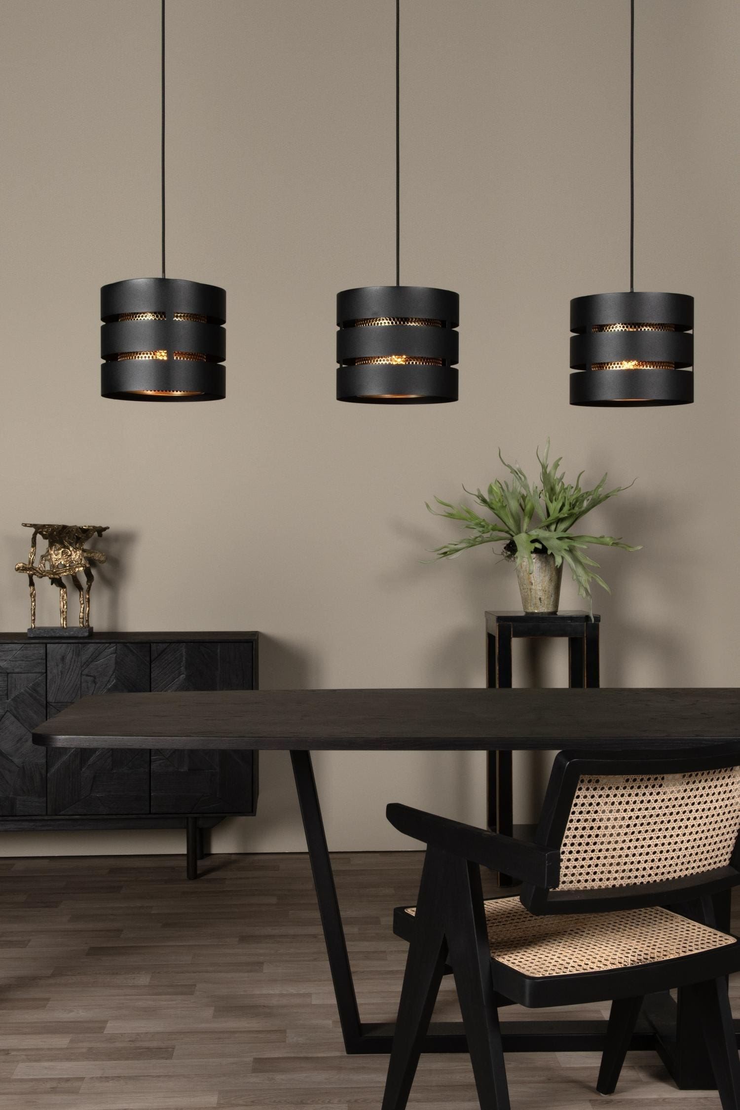 Rosas Hanglamp - Zwart Lucide Hanglamp 21433/03/30