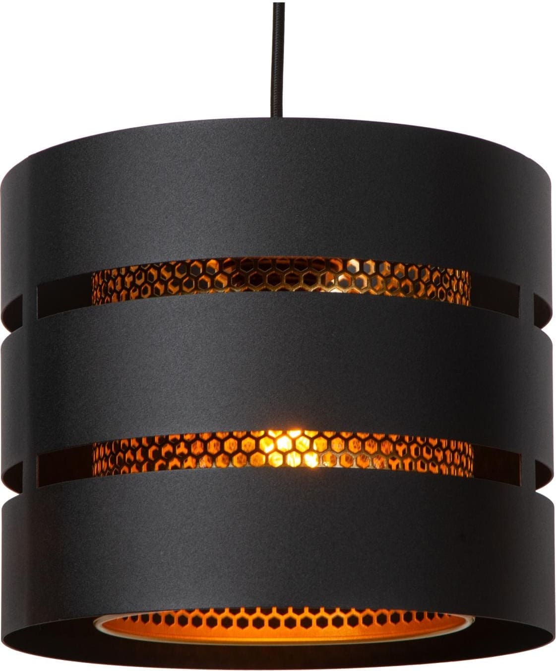Rosas Hanglamp - Zwart Lucide Hanglamp 21433/03/30