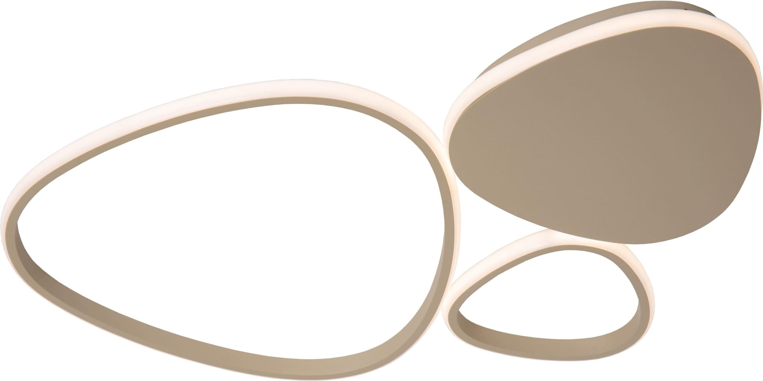 Samling Plafonnière Led Dimb. Cct - Taupe Lucide Plafondlamp 78102/30/41