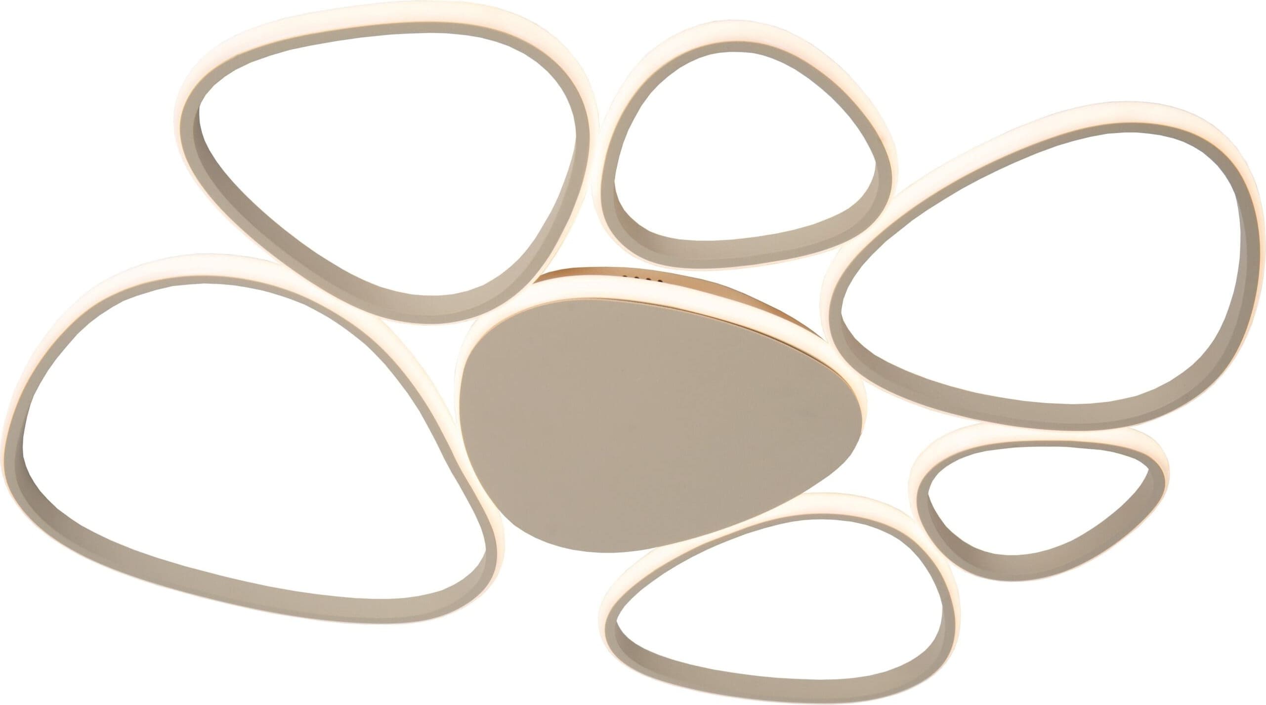 Samling Plafonnière Led Dimb. Cct - Taupe Lucide Plafondlamp 78102/72/41