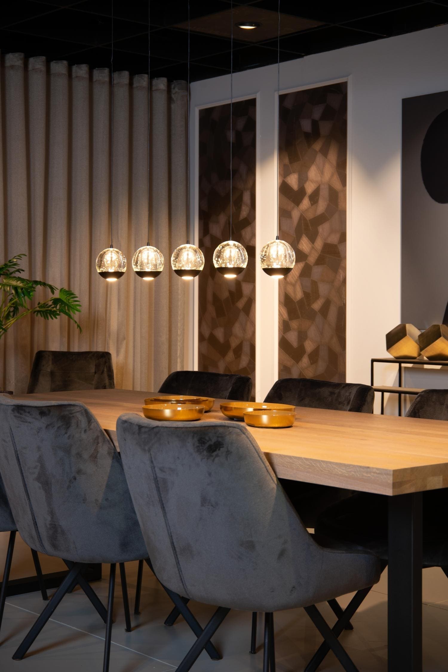 Sentubal Hanglamp Led Dimb. - Zwart Lucide Hanglamp 13498/25/30