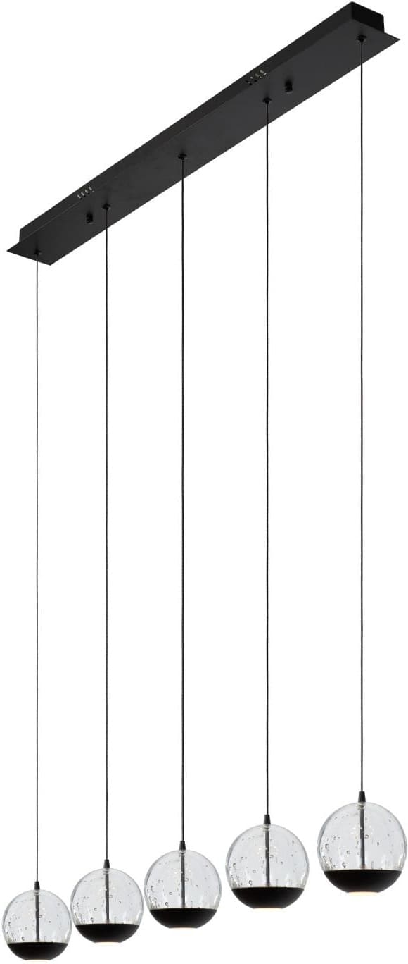 Sentubal Hanglamp Led Dimb. - Zwart Lucide Hanglamp 13498/25/30