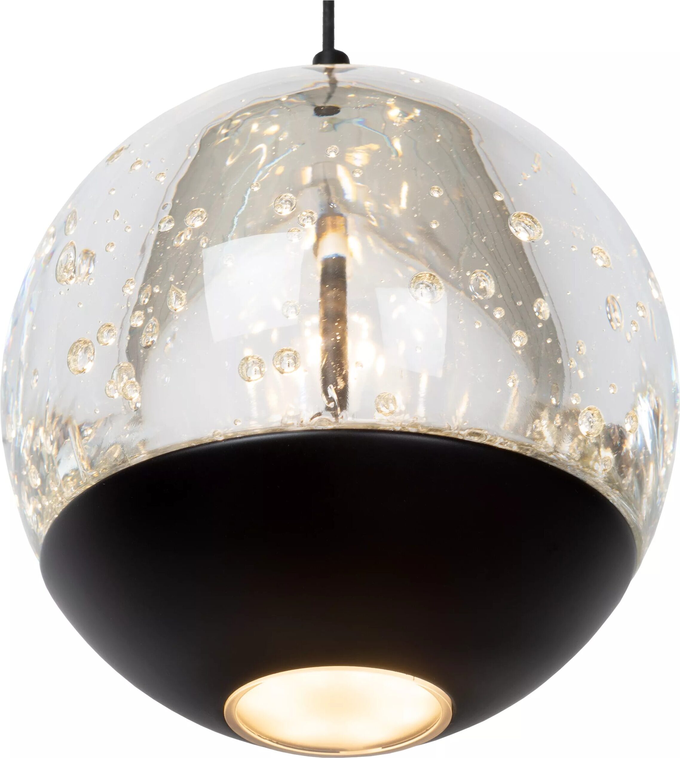 Sentubal Hanglamp Ø35 cm Led Dimb. - Zwart Lucide Hanglamp 13498/24/30