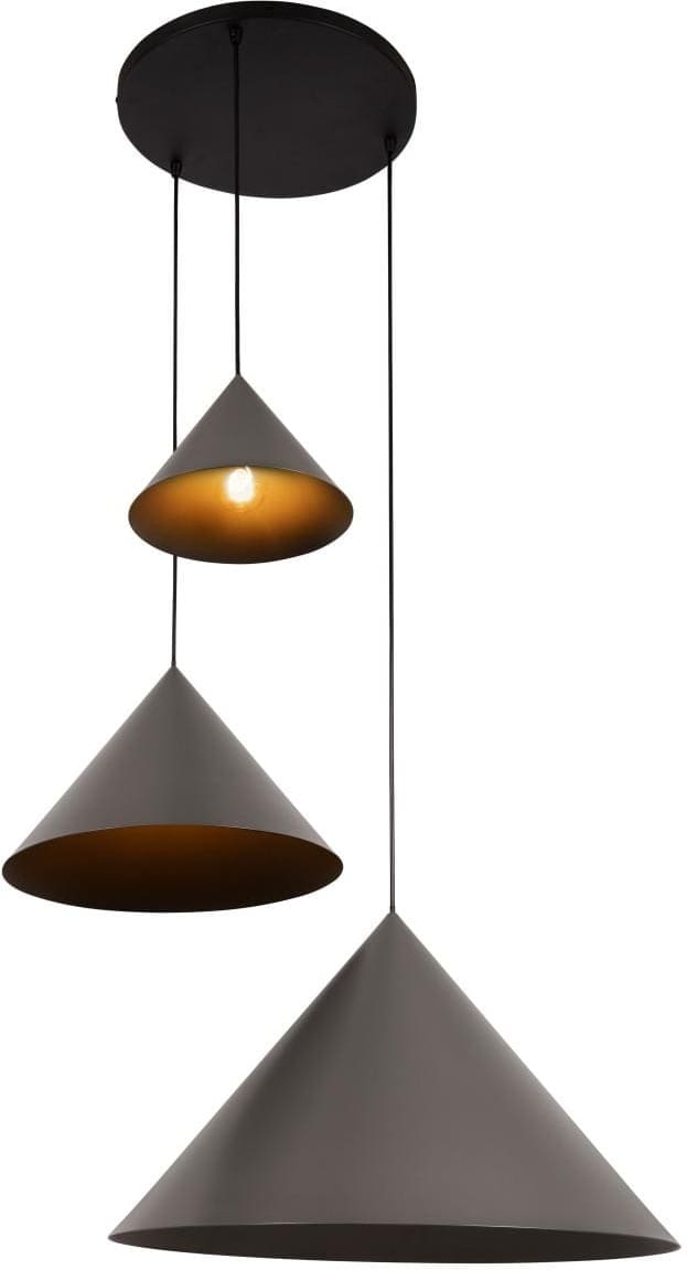 Spitze Hanglamp Ø68 cm - Grijs | Vibes Lucide Hanglamp 21440/13/36