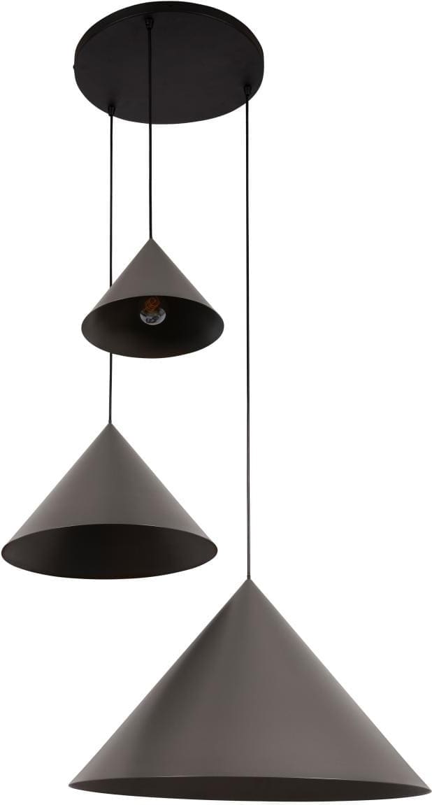 Spitze Hanglamp Ø68 cm - Grijs | Vibes Lucide Hanglamp 21440/13/36