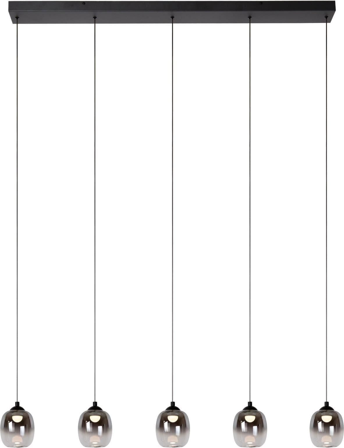 Tamino Hanglamp Led Dimb. - Zwart Lucide Hanglamp 74419/25/30
