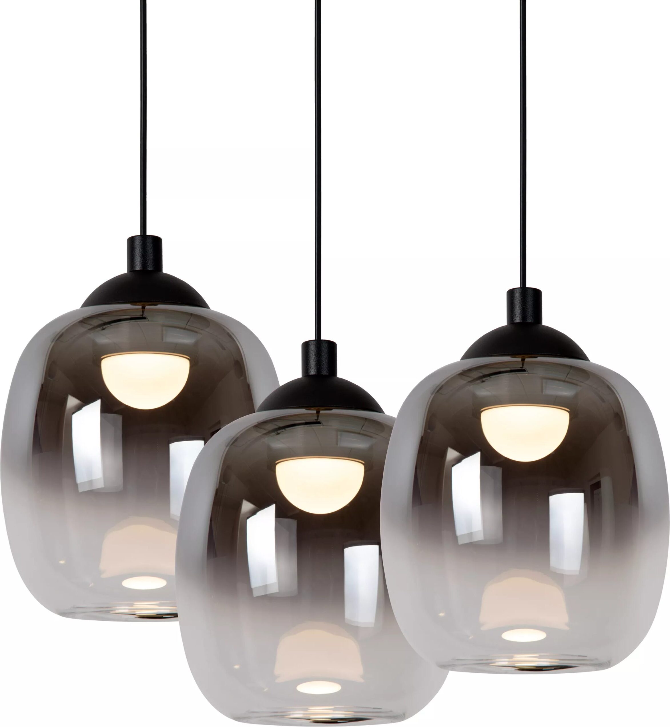 Tamino Hanglamp Led Dimb. - Zwart Lucide Hanglamp 74419/25/30