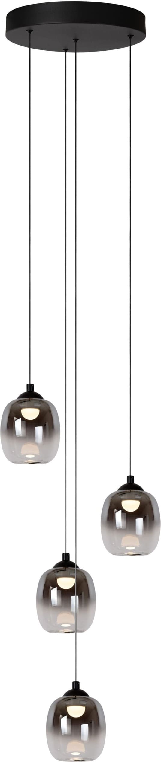 Tamino Hanglamp Ø36 cm Led Dimb. - Zwart Lucide Hanglamp 74419/20/30