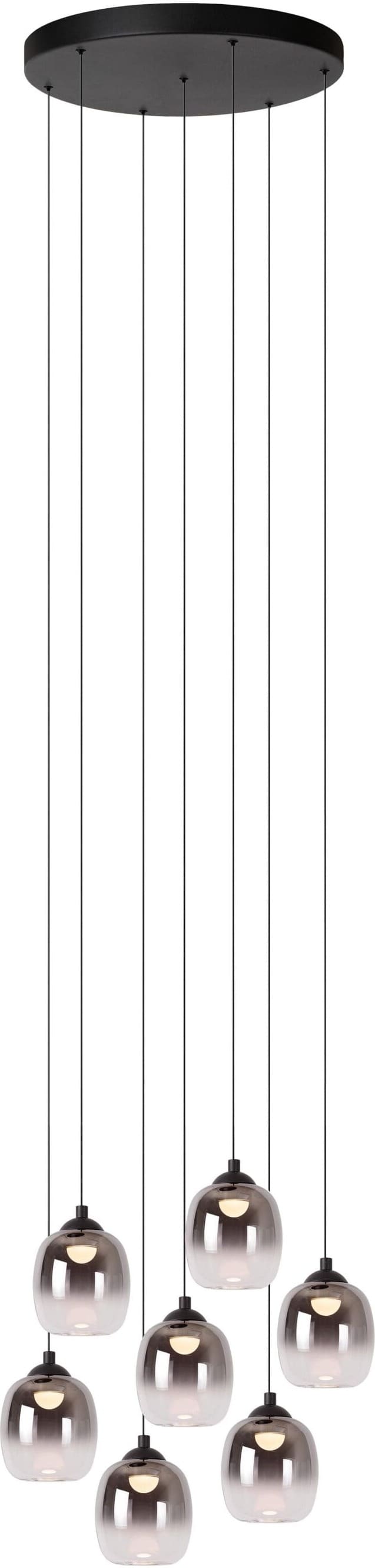 Tamino Hanglamp Ø52 cm Led Dimb. - Zwart Lucide Hanglamp 74419/07/30
