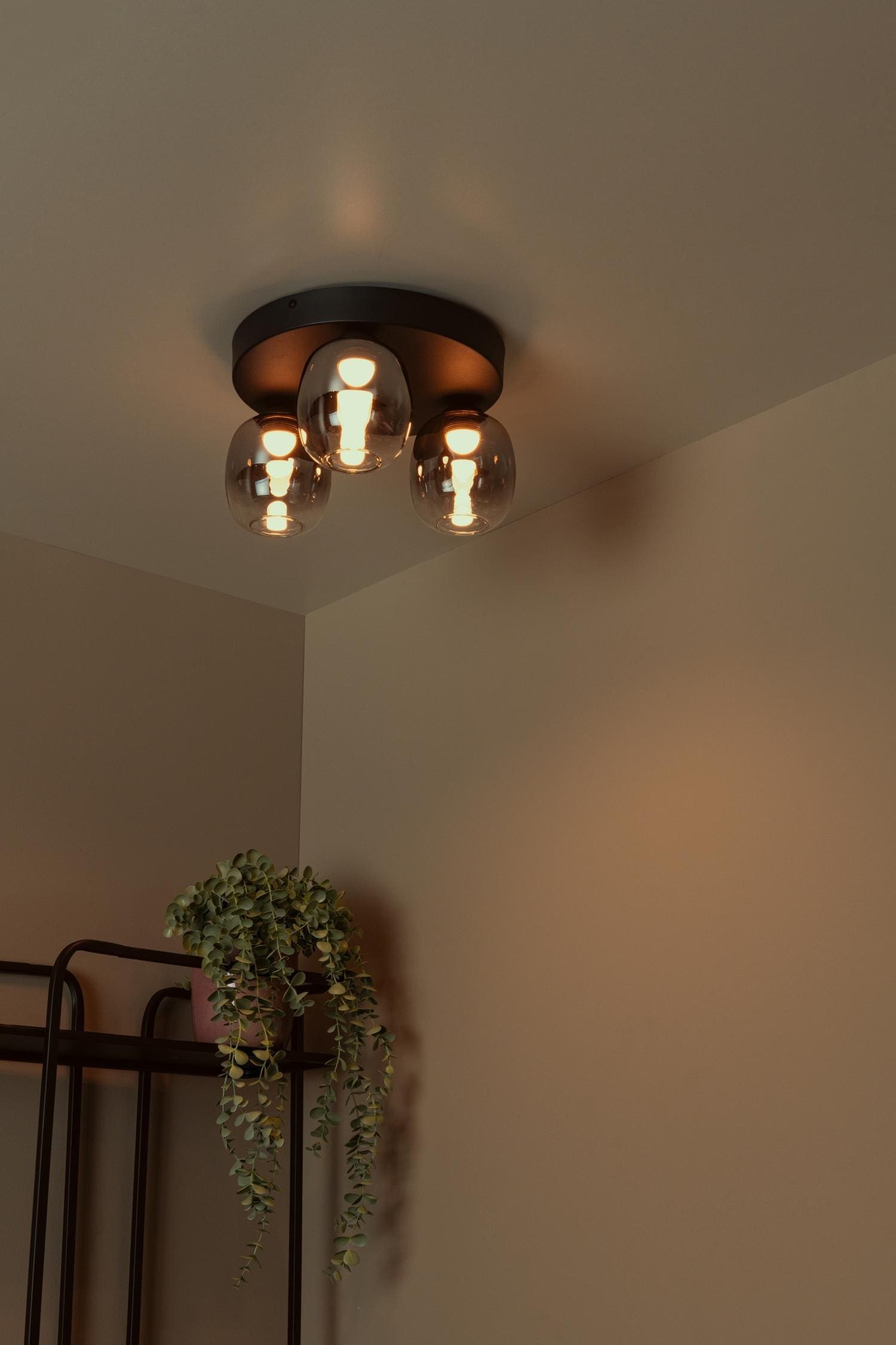 Tamino Plafonnière Led Dimb. - Zwart Lucide Plafondlamp 74119/15/30