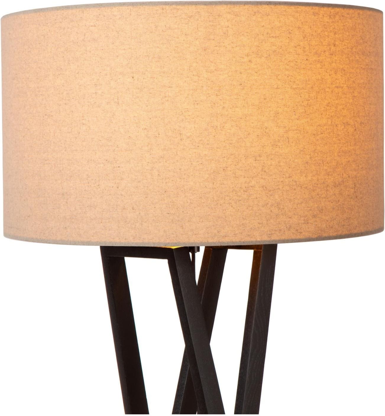 Trafalgar Vloerlamp - Zwart Lucide Vloerlamp 30763/81/30