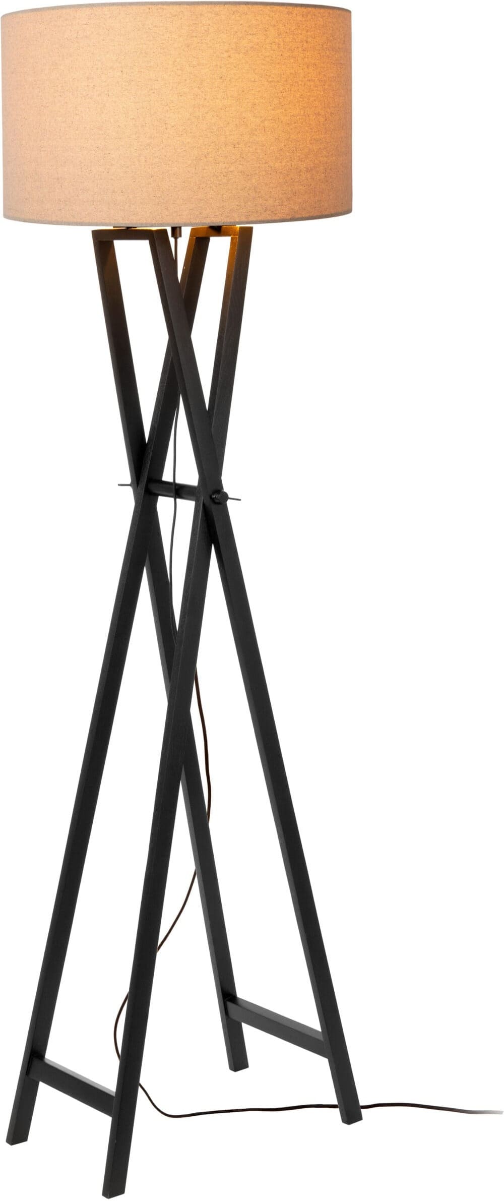 Trafalgar Vloerlamp - Zwart Lucide Vloerlamp 30763/81/30