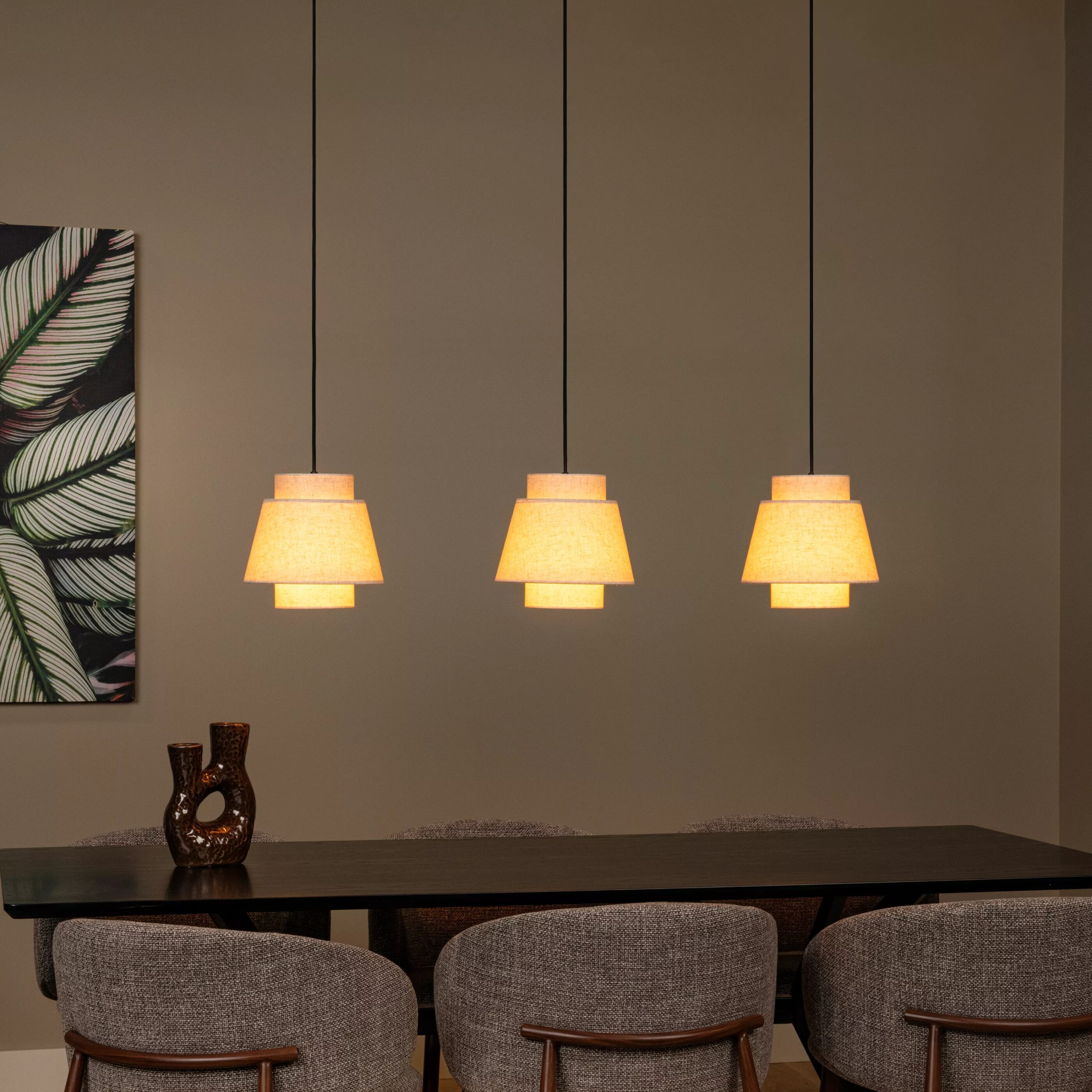 Tribute Hanglamp - Beige Lucide Hanglamp 21435/03/38