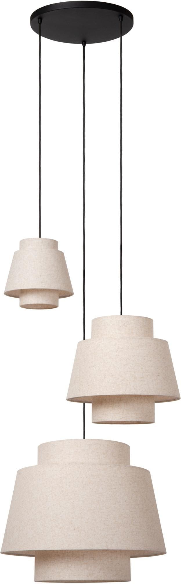 Tribute Hanglamp Ø76 cm - Beige Lucide Hanglamp 21435/13/38