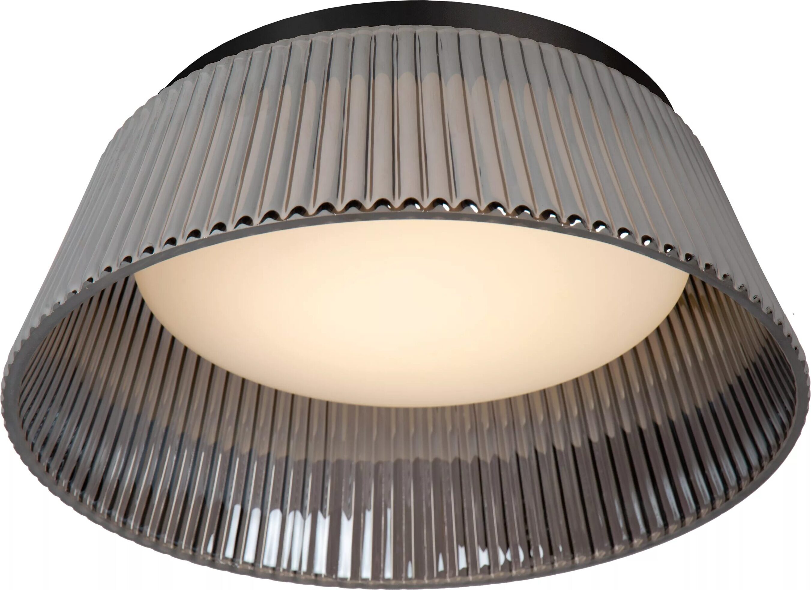 Vixi Plafonnière Ø35 cm Led Dimb. - Fumé Lucide Plafondlamp 25115/35/65