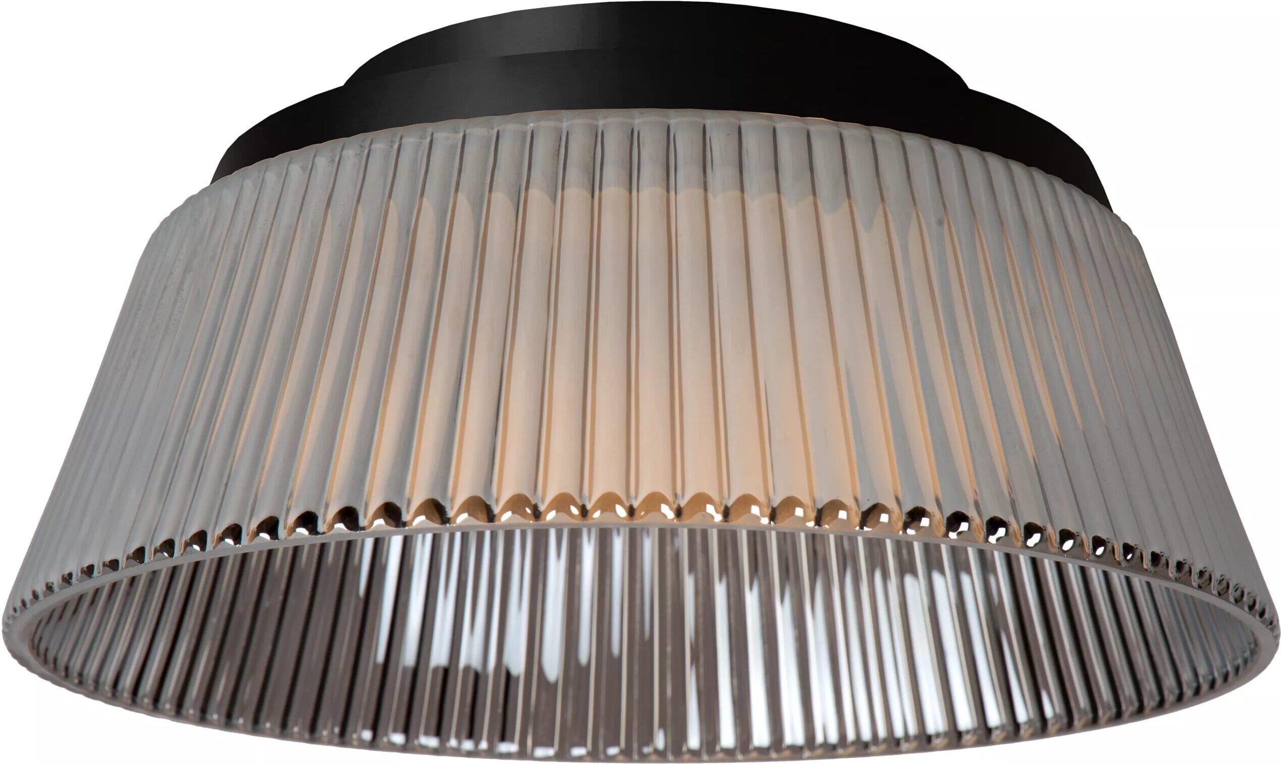 Vixi Plafonnière Ø35 cm Led Dimb. - Fumé Lucide Plafondlamp 25115/35/65