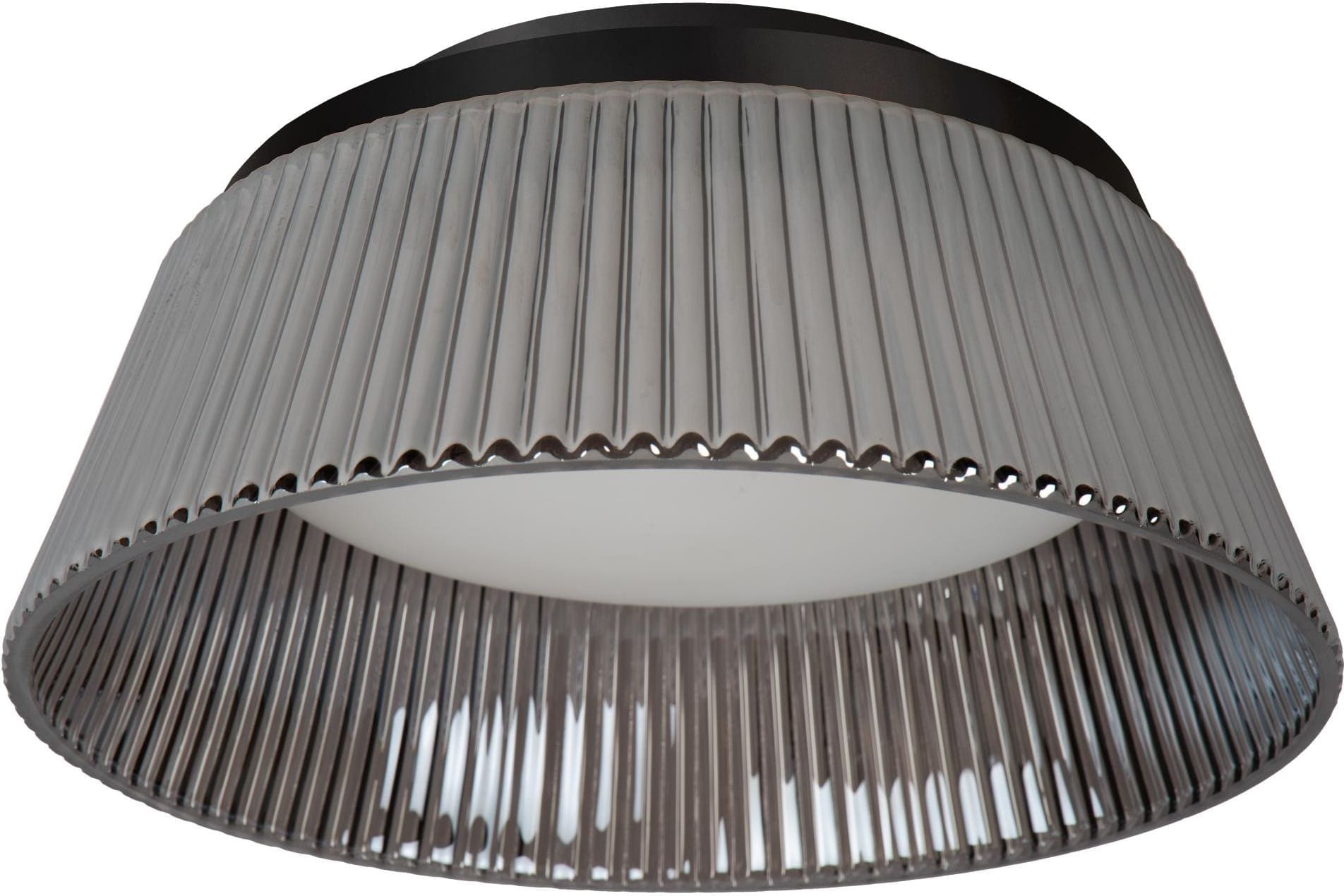 Vixi Plafonnière Ø35 cm Led Dimb. - Fumé Lucide Plafondlamp 25115/35/65