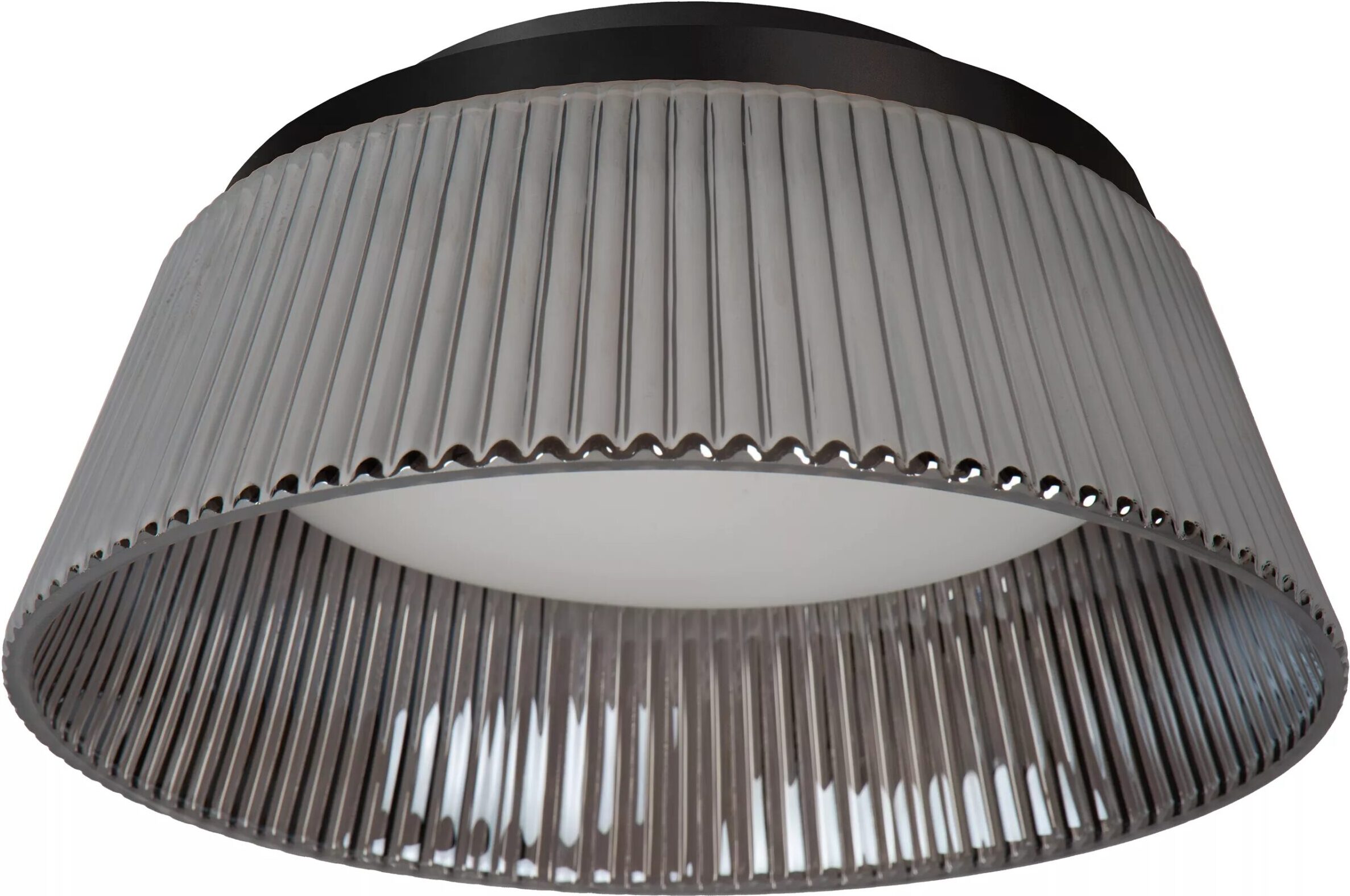 Vixi Plafonnière Ø35 cm Led Dimb. - Fumé Lucide Plafondlamp 25115/35/65