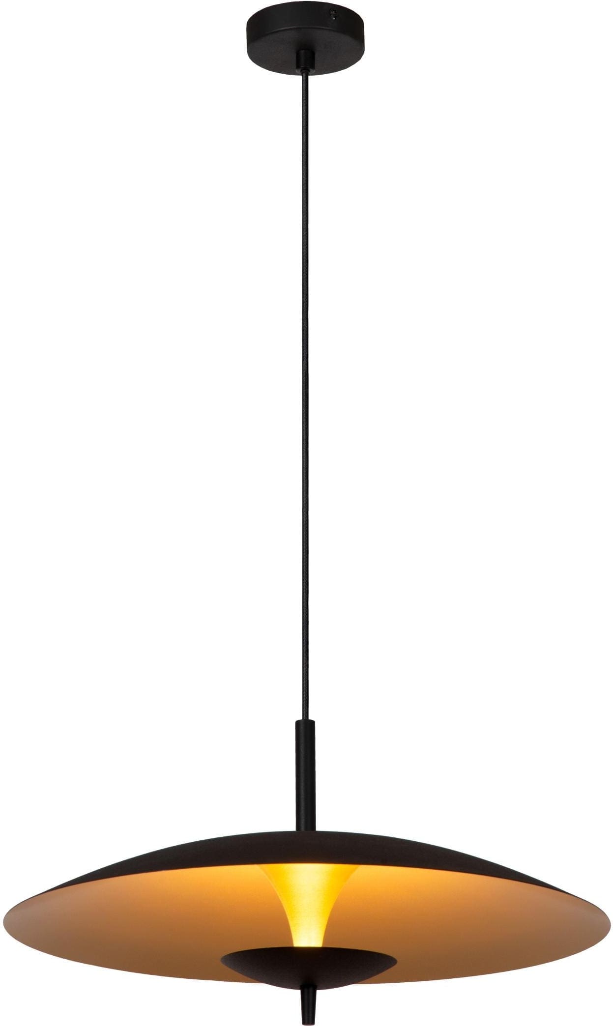 Vulcan Hanglamp Ø47 cm Led Dimb. - Zwart Lucide Hanglamp 30461/09/30