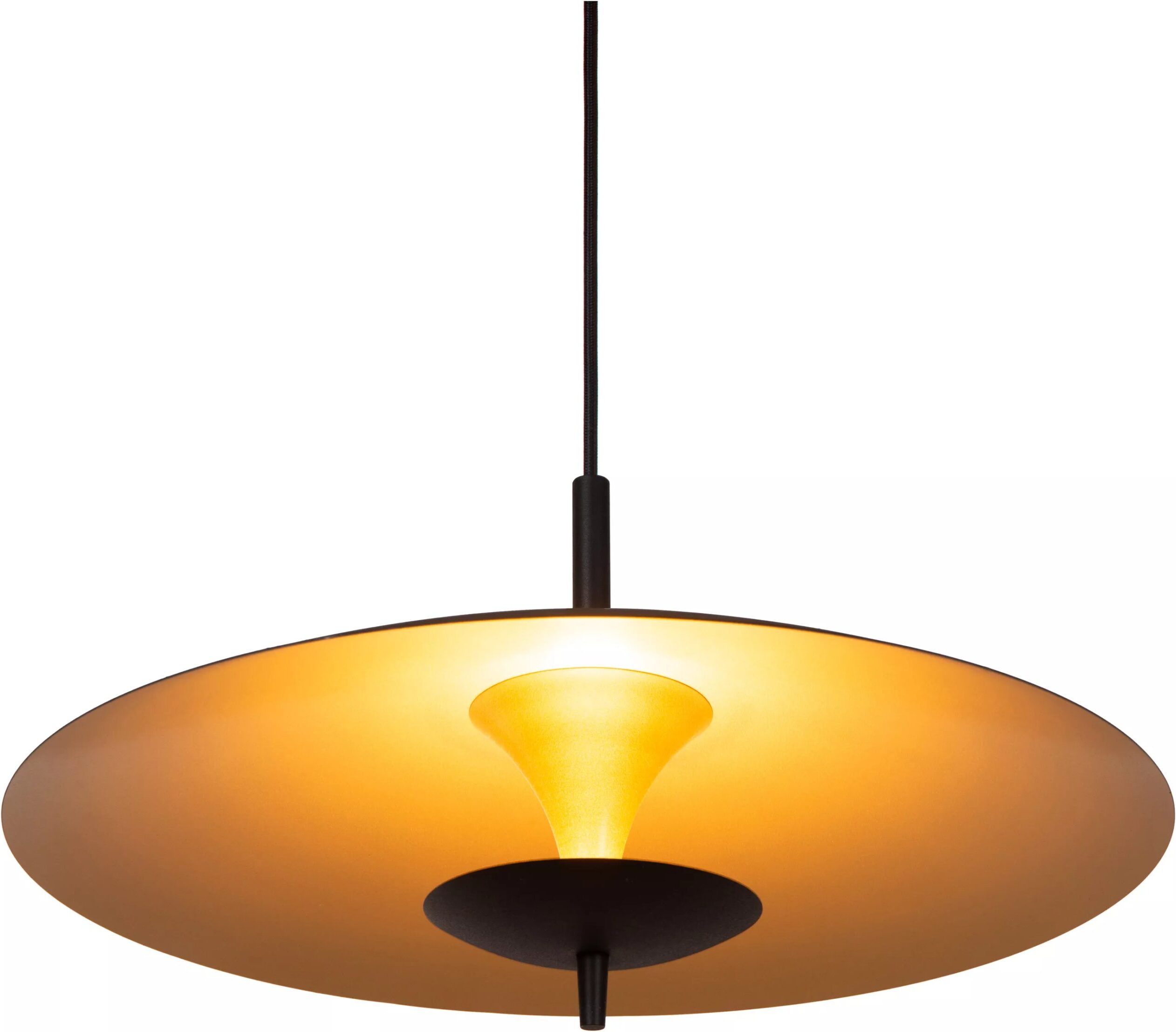 Vulcan Hanglamp Ø47 cm Led Dimb. - Zwart Lucide Hanglamp 30461/09/30
