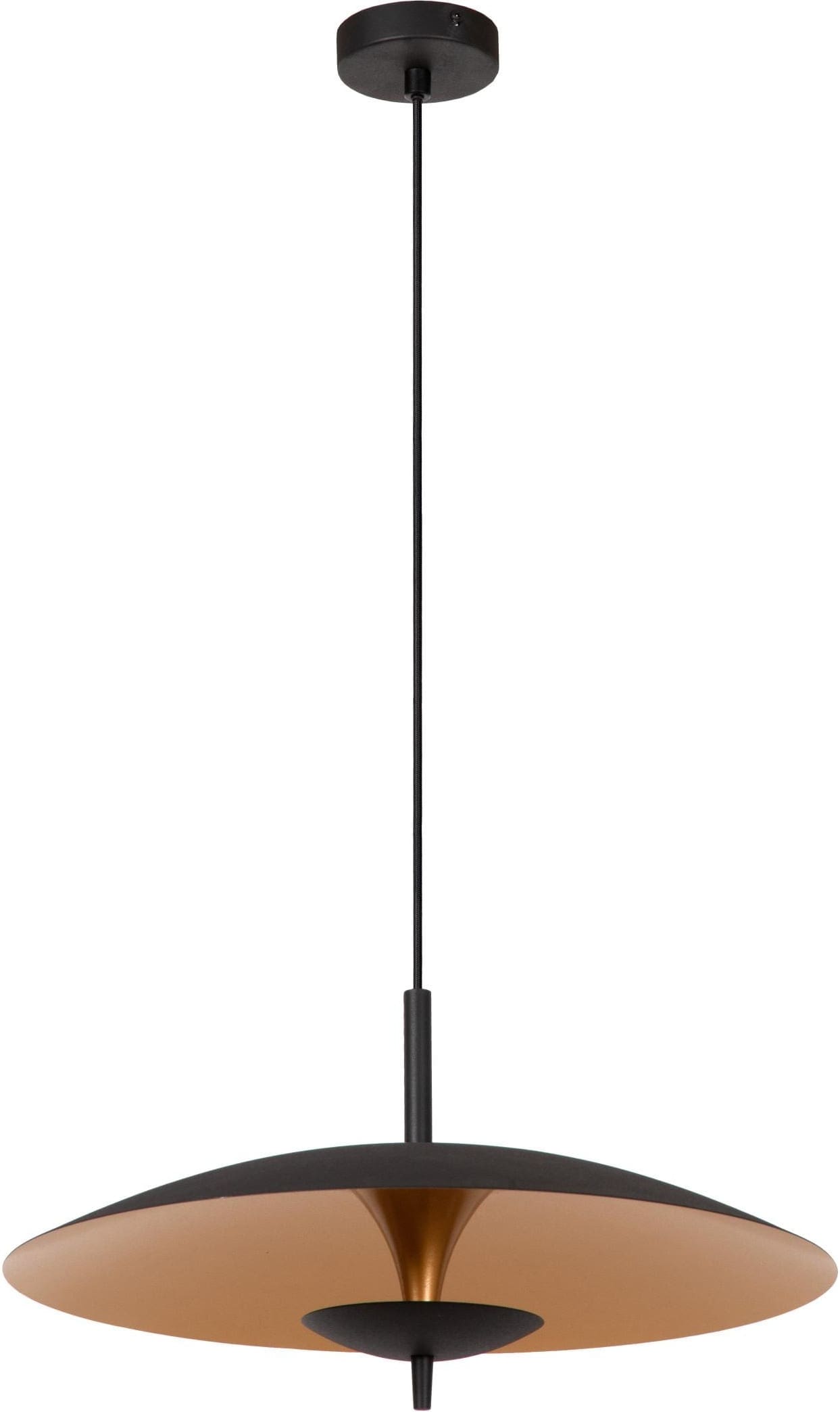 Vulcan Hanglamp Ø47 cm Led Dimb. - Zwart Lucide Hanglamp 30461/09/30