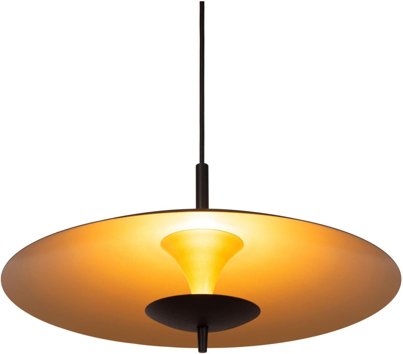 Vulcan Hanglamp Ø47 cm Led Dimb. - Zwart Lucide Hanglamp 30461/09/30