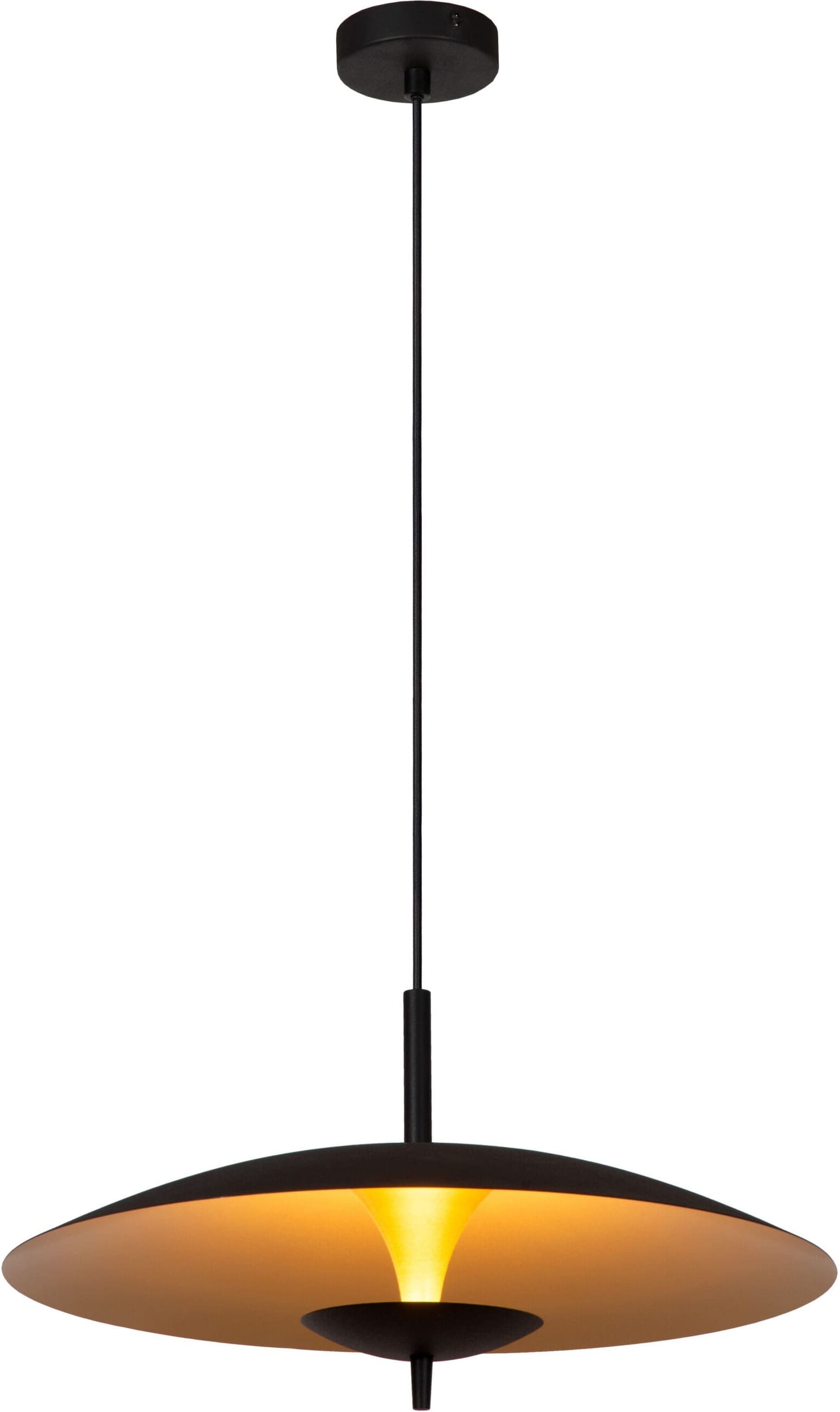 Vulcan Hanglamp Ø47 cm Led Dimb. - Zwart Lucide Hanglamp 30461/09/30