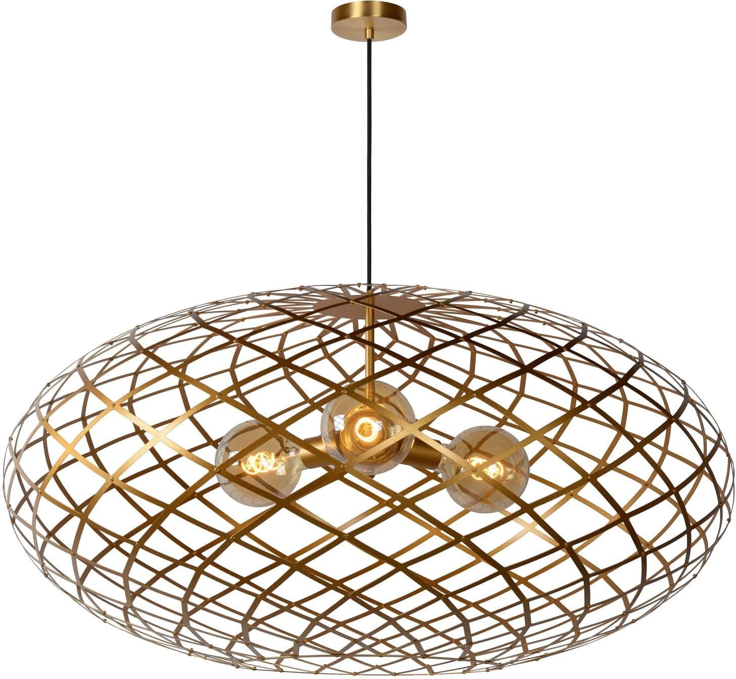 Wolfram Hanglamp Ø100 cm - Mat Goud / Messing Lucide Hanglamp 21417/99/02
