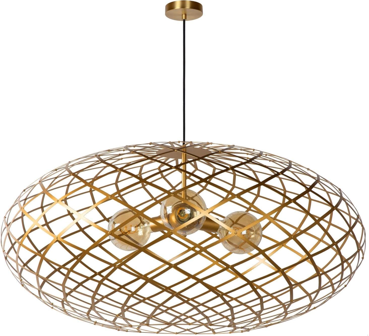 Wolfram Hanglamp Ø100 cm - Mat Goud / Messing Lucide Hanglamp 21417/99/02