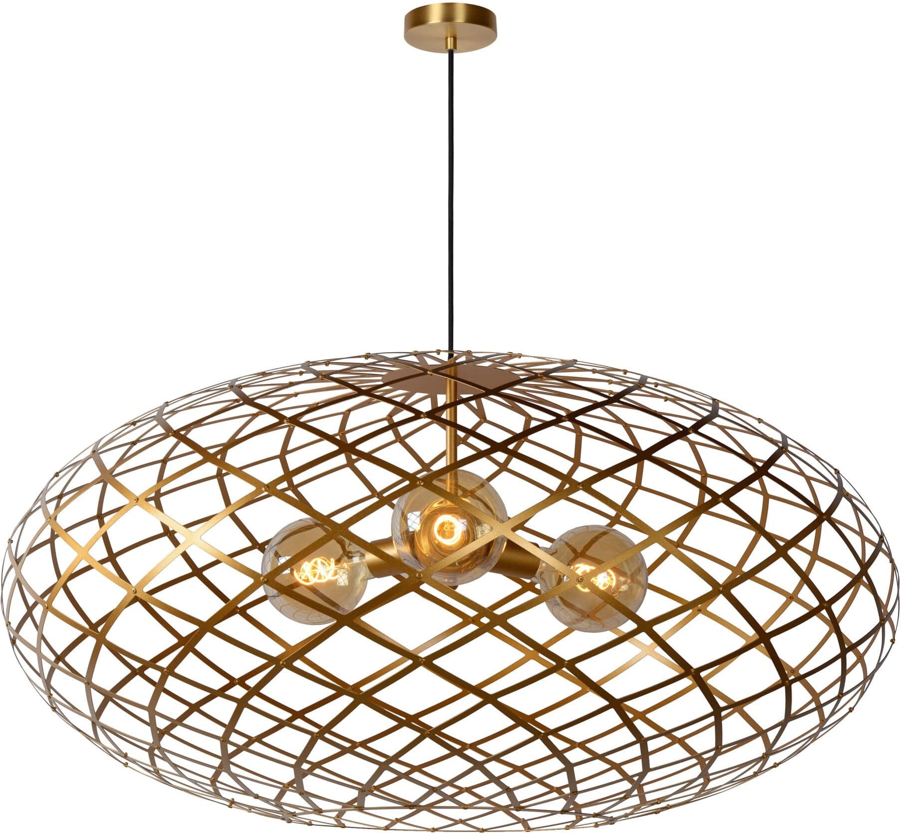 Wolfram Hanglamp Ø100 cm - Mat Goud / Messing Lucide Hanglamp 21417/99/02