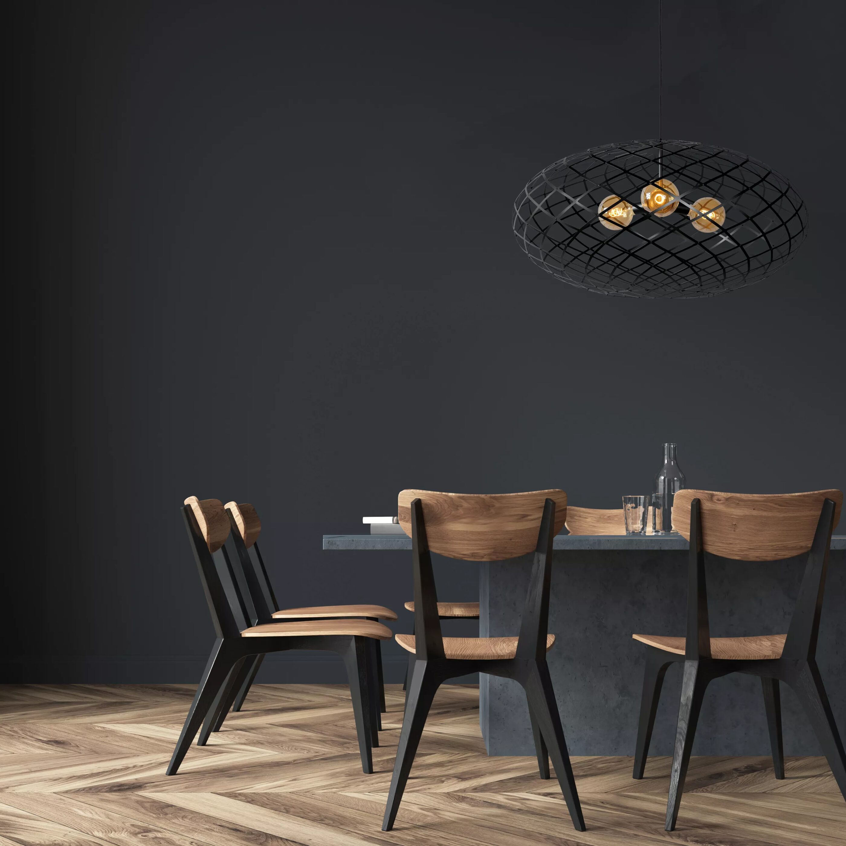 Wolfram Hanglamp Ø100 cm - Zwart Lucide Hanglamp 21417/99/30