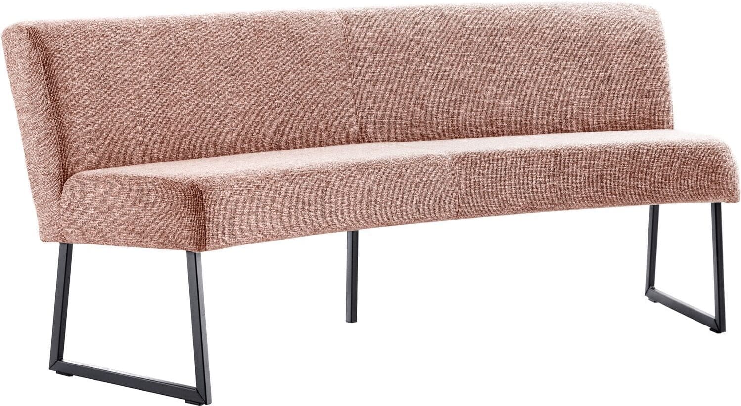 Profijt Meubel Eetkamerbank Thurso ovaal roze Roze Eetkamerbank