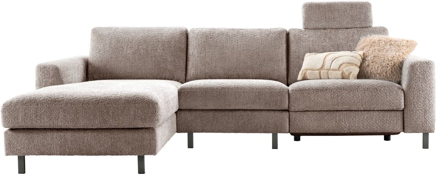 Profijt Meubel Hoekbank links Totham bruin relaxfunctie supreme comfort Bruin Hoekbank