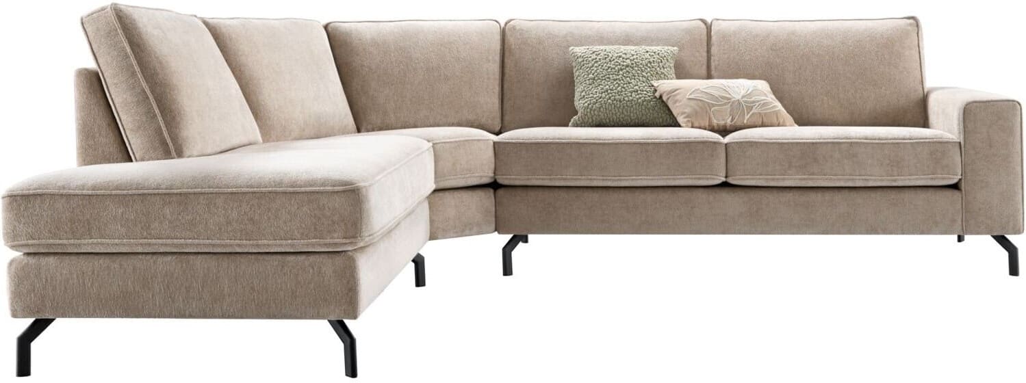 Profijt Meubel Hoekbank links Totham taupe basic comfort Taupe Hoekbank
