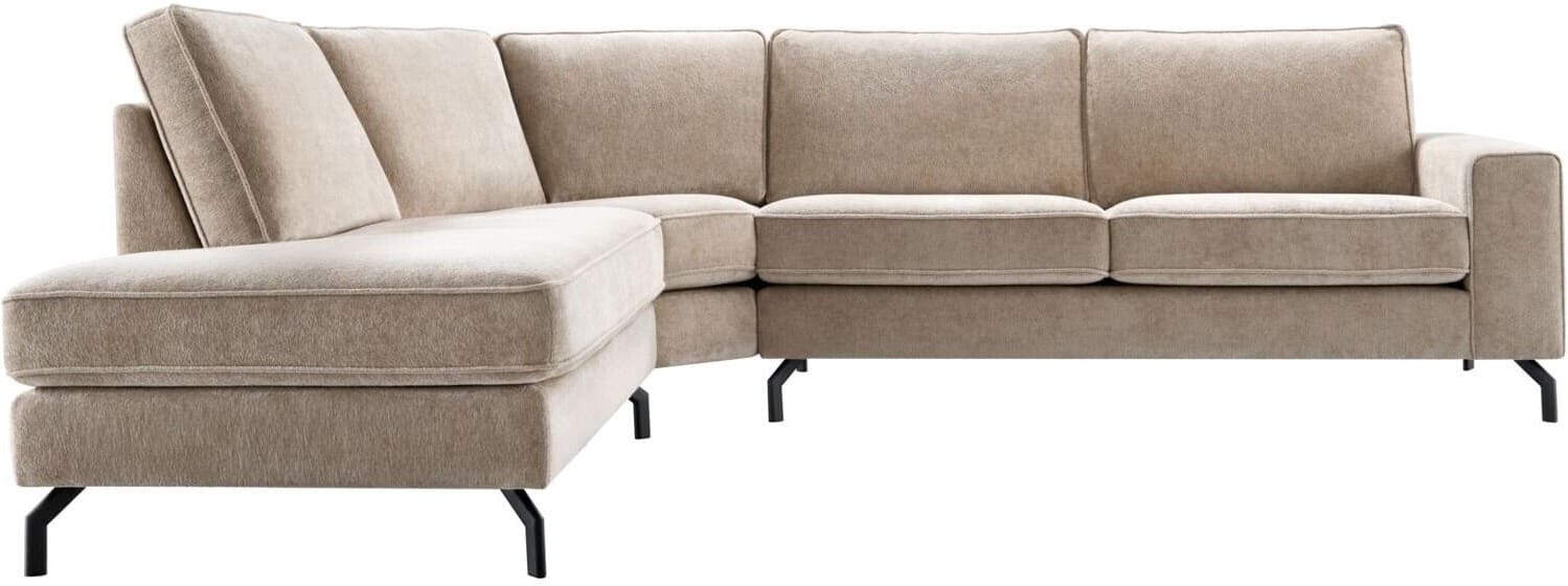 Profijt Meubel Hoekbank links Totham taupe basic comfort Taupe Hoekbank