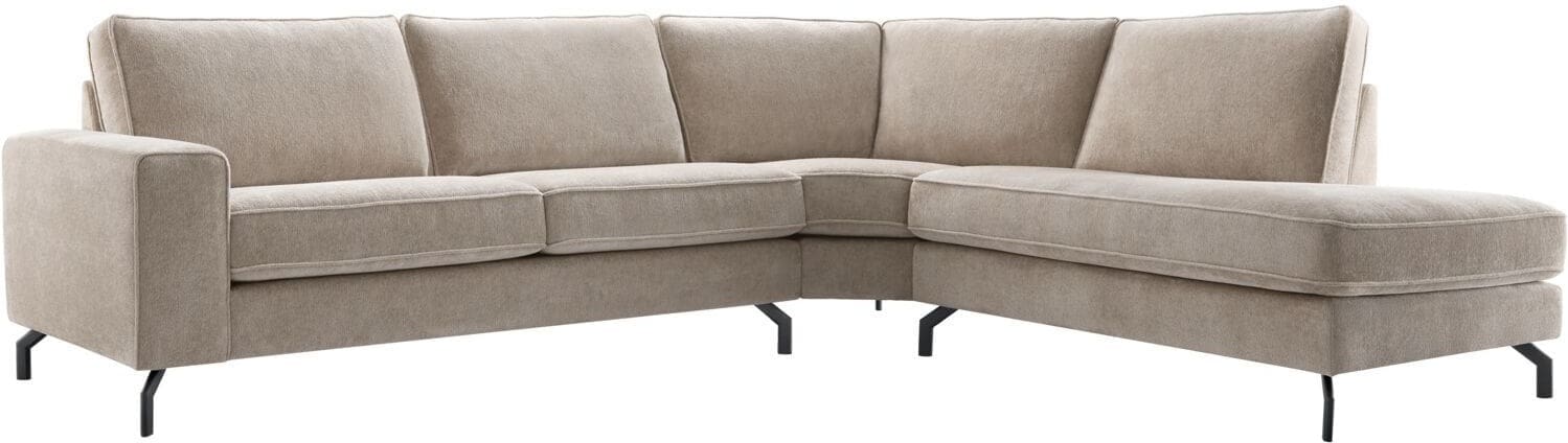 Profijt Meubel Hoekbank rechts Totham taupe basic comfort Taupe Hoekbank