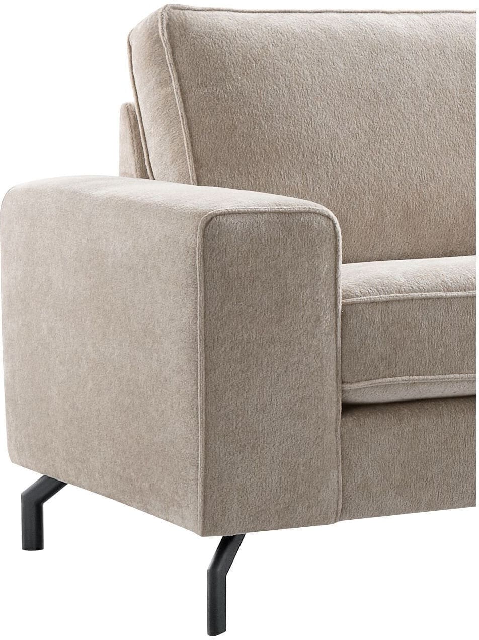 Profijt Meubel Hoekbank rechts Totham taupe basic comfort Taupe Hoekbank