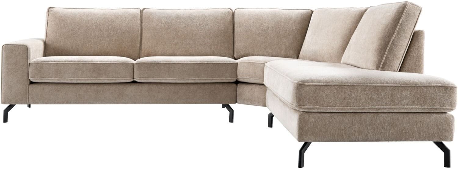 Profijt Meubel Hoekbank rechts Totham taupe basic comfort Taupe Hoekbank